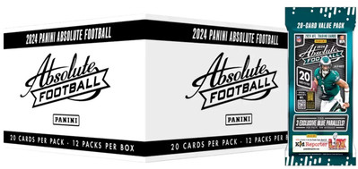 PACK OF 2024 PANINI ABSOLUTE NFL FOOTBALL FAT PACK FACTORY SEALED 20 CARDS