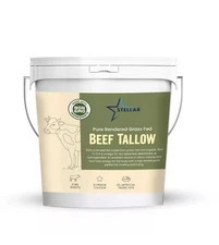 Beef Tallow - 100% Grass-Fed & Finished - Good for Cooking, Baking ~ 15 Pounds