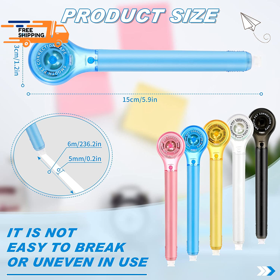 10 Pack Correction Tape Pen Correctional Tape Ink Corrector Tape