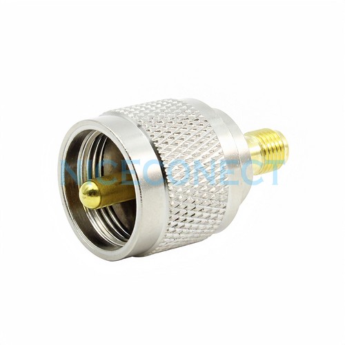 5 un. adaptador conector conector macho a SMA hembra UHF PL-259 para radioaficionados - Imagen 2 de 5