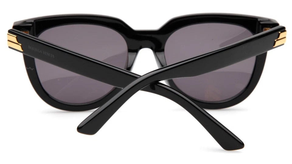 Nuevo BOTTEGA VENETA BV1104SA 001 GAFAS DE SOL NEGRAS 54-19-145mm Japón Foto 4 de 4