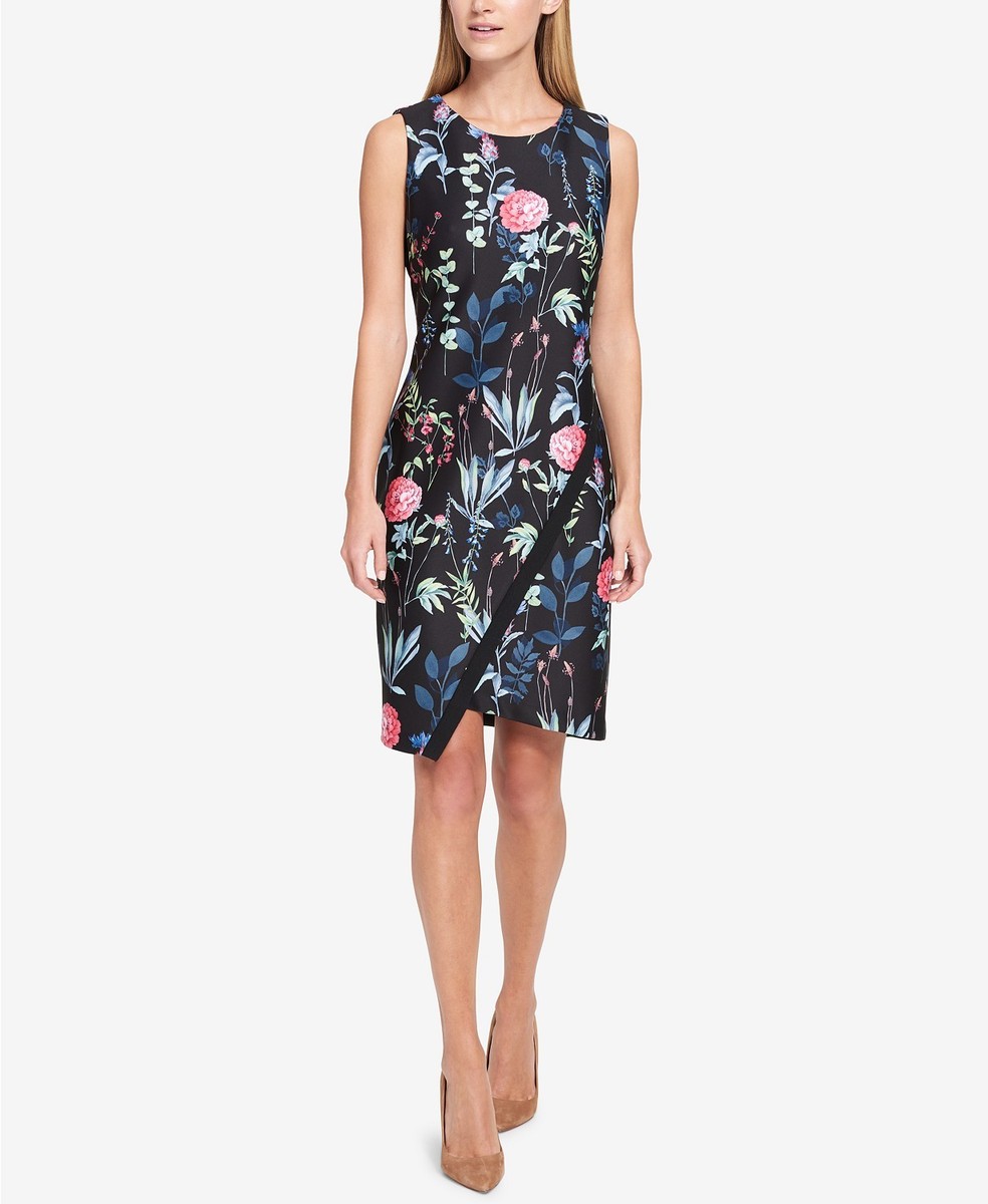 tommy hilfiger asymmetrical dress Hilfiger® Printed Asymmetrical-Hem Sheath Woman 4 / 6 / 8 / 14 NWT If its shoes youre to translate New Fashion Nova Anaith Color:NAVY/SILVER