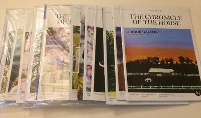 Chronicle of the Horse Magazine~NEW~Mar/Apr-July Aug Sept Oct 2025~June-Nov 2023