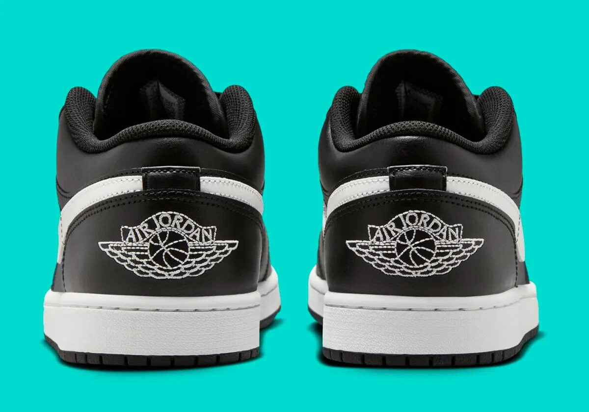 Nike Air Jordan 1 Low Shoes Black Summit White 553558-043