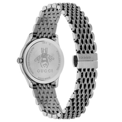 Gucci YA1265020 Women's G-Timeless Black Dial Quartz Watch | eBay