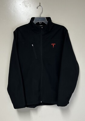 Men's Tesla Corporate Employee Soft Shell Jacket Embroidered Full