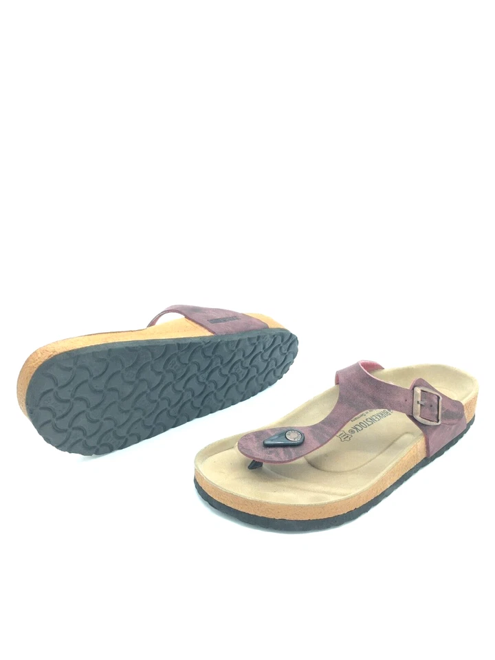 BIRKENSTOCK Sandalias Rojas Para Mujeres T.41 US.9 UK.8 - Imagen 2 de 4