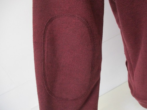 Pile Lined Jacket, Zip-Up, Knitted, BC CLOTHING, Burgundy, Small, 40" Chest - Picture 5 of 11