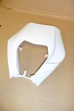 Lichtmaske Lampenmaske headlight passt an Ktm Exc 200 250 300 450 500 08-13 weiß