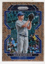 2022 PANINI PRIZM #243 MAX SCHERZER TIER III BRONZE DONUT CIRCLES #40/40