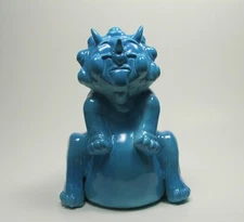 Dinosaur Original Clay Sculpture, Handmade Ceramic Art, Pottery Figurine Statue