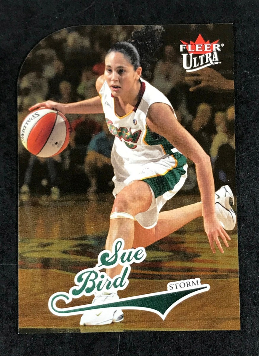 WNBA Sue Bird, L.Jackson & B.Lennox サイン 2004 Fleer Ultra SUE BIRD Card #45 Card SEATTLE STORM Gold