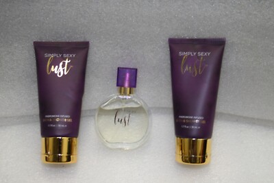 Simply Sexy Lust Pheromone Infused Perfume and 2 Bath and Shower