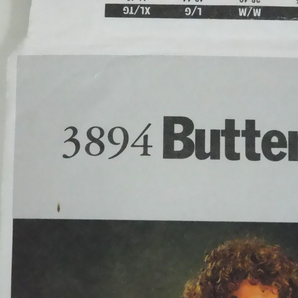 Butterick 3894 Mens Pirate Costume Sewing Pattern Sz L-XL Uncut Sherlock Holmes - Image 4 of 4