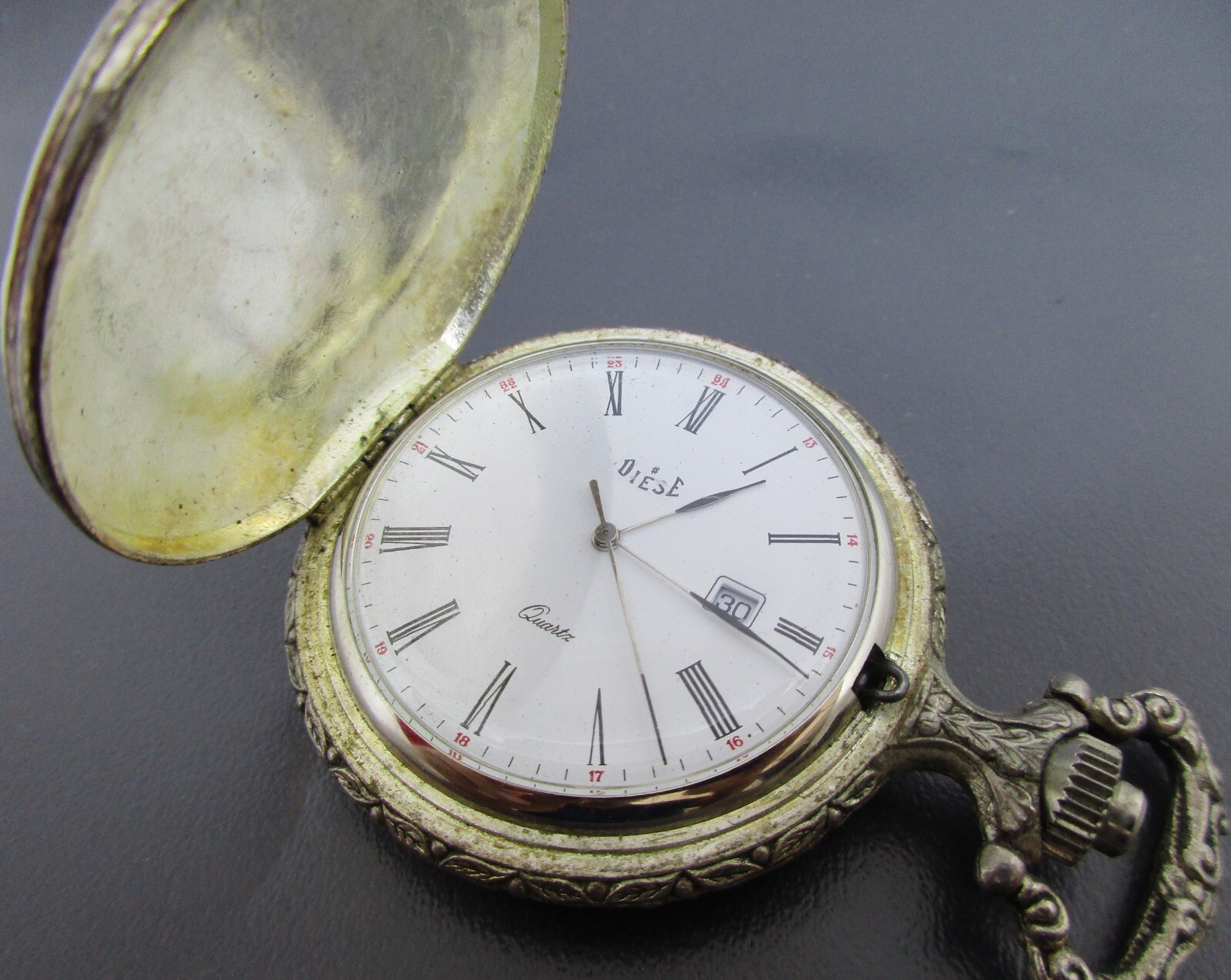 Montre Gousset à Quartz Style XIXème Siècle - Occasion Avec Boîte D'origine