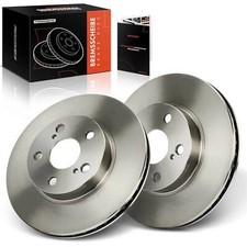 2x Brake Discs Front 255mm for Toyota Prius W2 2003-2009 1.5 Hybrid 4351247030