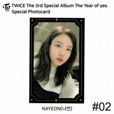 TWICE 3rd Special Album The Year of Yes Official Photocard KPOP K