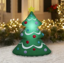 New Christmas Airblown Inflatables Yard Decoration Christmas Tree, 4 ft