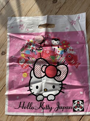 Hello Kitty Japan Gift Shop Plastiktüte, super Zustand, sehr Sammlerstück
