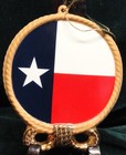 2008 Danbury Mint TEXAN HOLIDAY Ceramic Christmas Texas State Ornament NIB -Look — photo 2