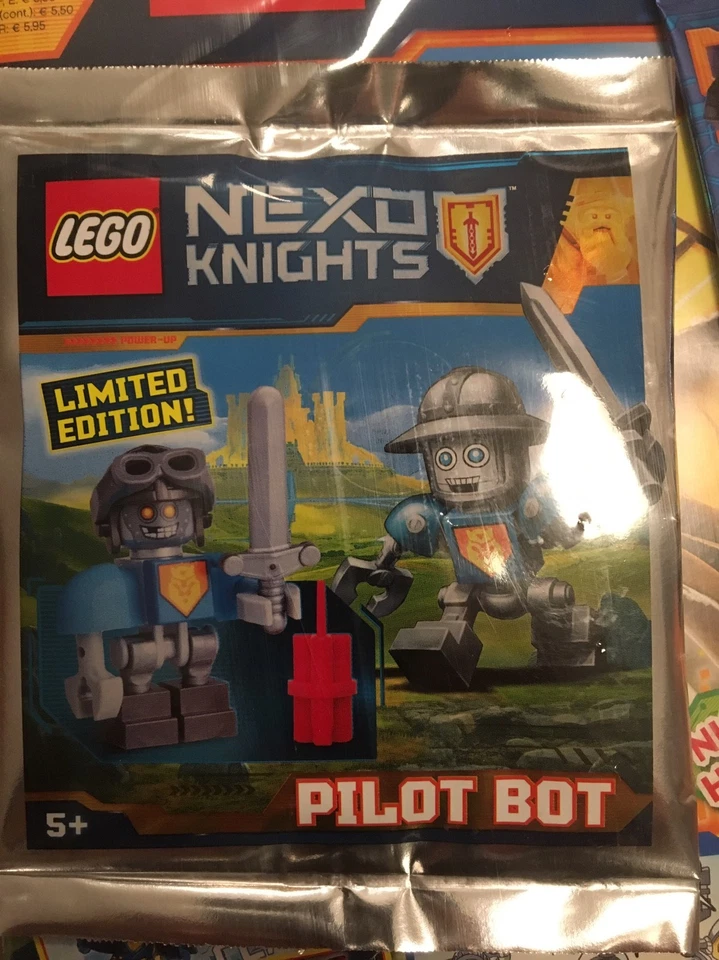 LEGO® Nexo Knights Zeitschr. Nr. 11-Jan.2017 Lim. Pilot Bot& Trading Card LE14 - Bild 2 von 4