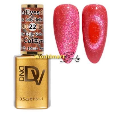 DND DIVA Gel Nail Polish 9D Cat Eyes 0.5oz Color Gel DV#22 - Jelly Belly Rubs