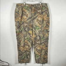 Vintage WALLS ADVANTAGE Camo Hunting Camouflage Denim Cargo Pants Sz. 46-48