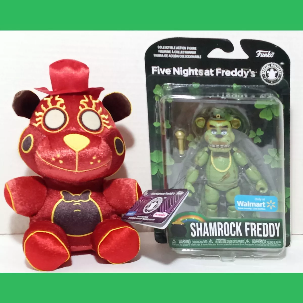 Action Figure: Five Nights at Freddy's - Shamrock Freddy (Walmart  Exclusive) 