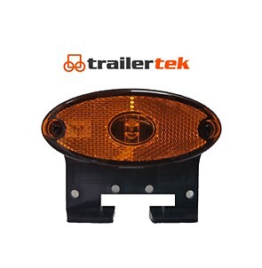 LED Amber Side Marker Oval c/w Halterung Brian James Tailers - Bild 1 von 1