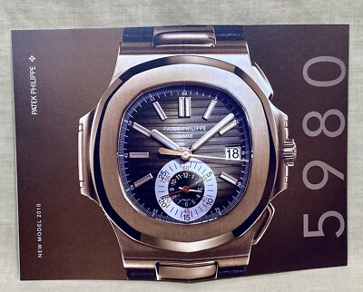 Patek Philippe Booklet 5980 5980/1 Nautilus Caliber CH 28-520 C 2010 OEM /