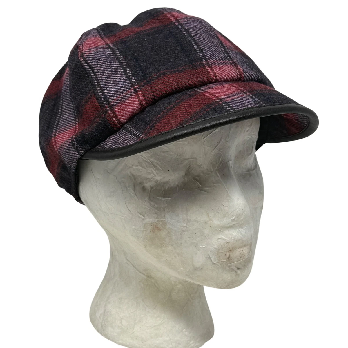 New ? Scala Pronto wool blend tweed bucket news boy cap hat Vintage Scala Pronto Tweed Newsboy black 100% | Mercari main image 3