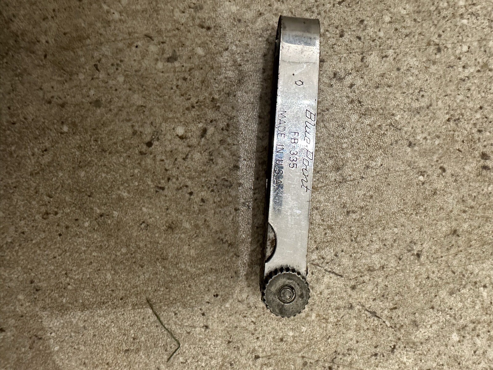 Blue Point By Snap On FB335 Metric SAE Feeler Gauge Set eBay