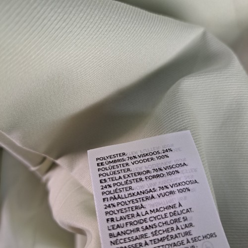 H&M Jacket Womens Small Green Blazer Suit Formal Business 5916 - Picture 5 of 13