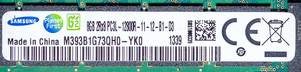 как выглядит Samsung	 8 GB 2RX8 PC3L 12800R Registered Server RAM M393B1G73QH0 фото