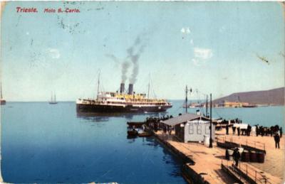 CPA AK TRIESTE Molo S. Carlo ITALIEN (529649)
