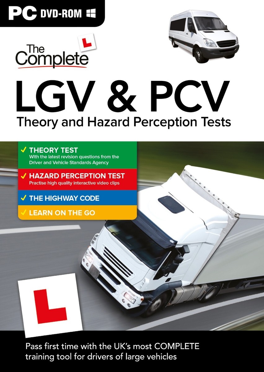 Driving Theory Test LGV PCV Hazard Perception Tests 2026 PC Win