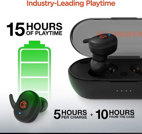 Auricolari HyperGear Active Wear True Wireless colore nero nuovi spedizione gratuita - Foto 4 di 7