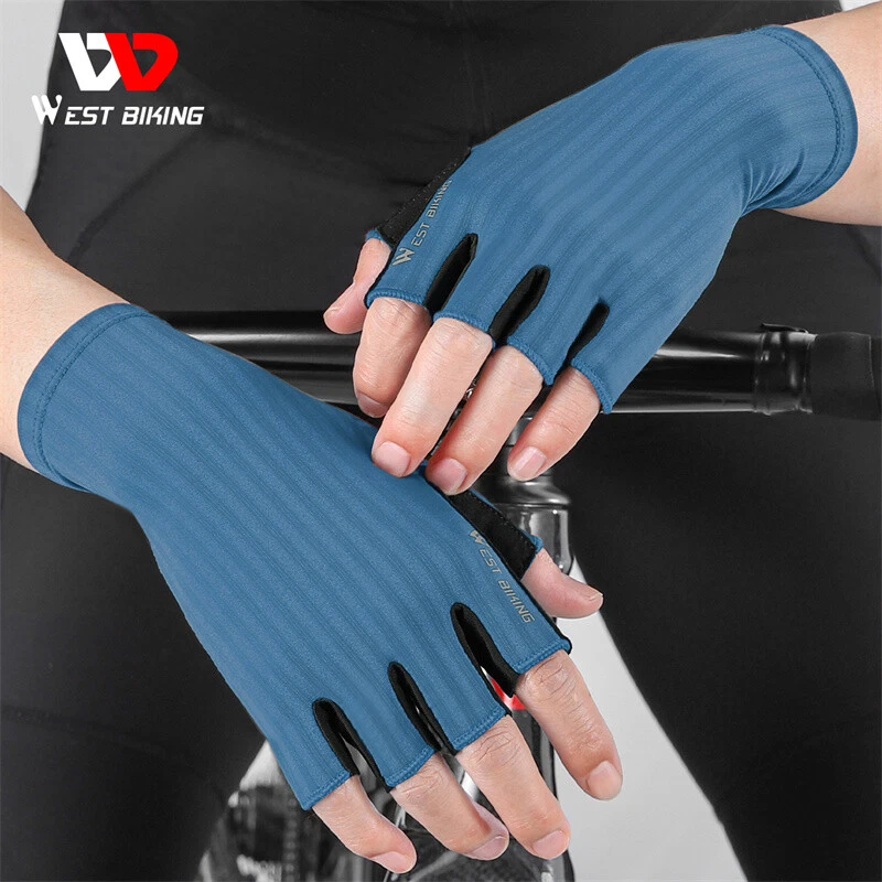 透气骑行半指手套运动骑行公路自行车赛车无指 — 第 3/4 张图片