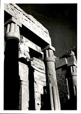 LD347 Original Photo ANCIENT EGYPTIAN TEMPLE OF LUXOR ON EAST BANK OF NILE RIVER