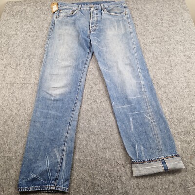 Vintage Levis Jeans Herren W34 L34 Big E 501XX Denim Hose Selvedge No 2 USA