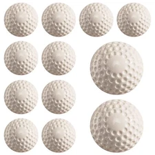 12 Pack Dimpled Baseballs 9 Inch Pitching Machine Baseballs for Practice