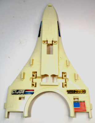 Vintage GI Joe 1987 Battle Force 2000 Vector Jet Original Bottom Fuselage Part