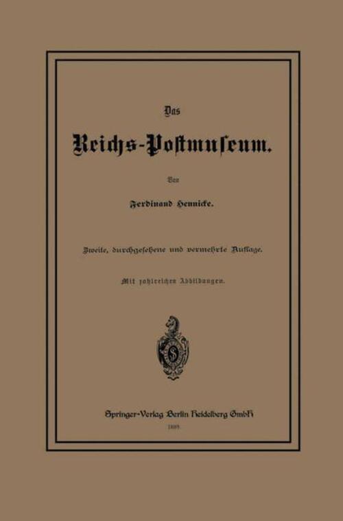 Thumbnail - Das Reichs-postmuseum | Ferdinand Hennicke | Taschenbuch | Paperback |