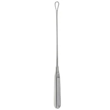 Thomas Uterine Curette, 11", Malleable Shank, 19.5 x 12.0 mm Blade, Size 3