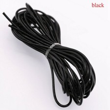 5m DIY Leather Round Rope Bracelet Necklace String Cord Jewellery Handcraft SPW