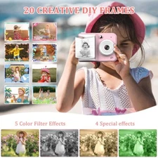 Instant Printing Camera for Kids Convenient to Carry and Easy Operation Gift