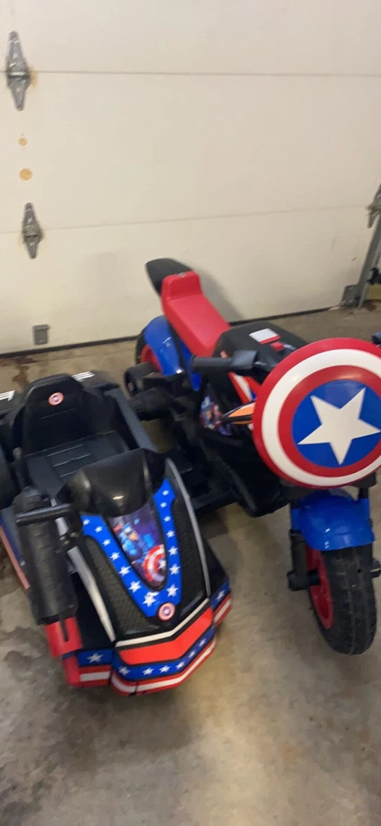 Captain america top motorcycle power wheel