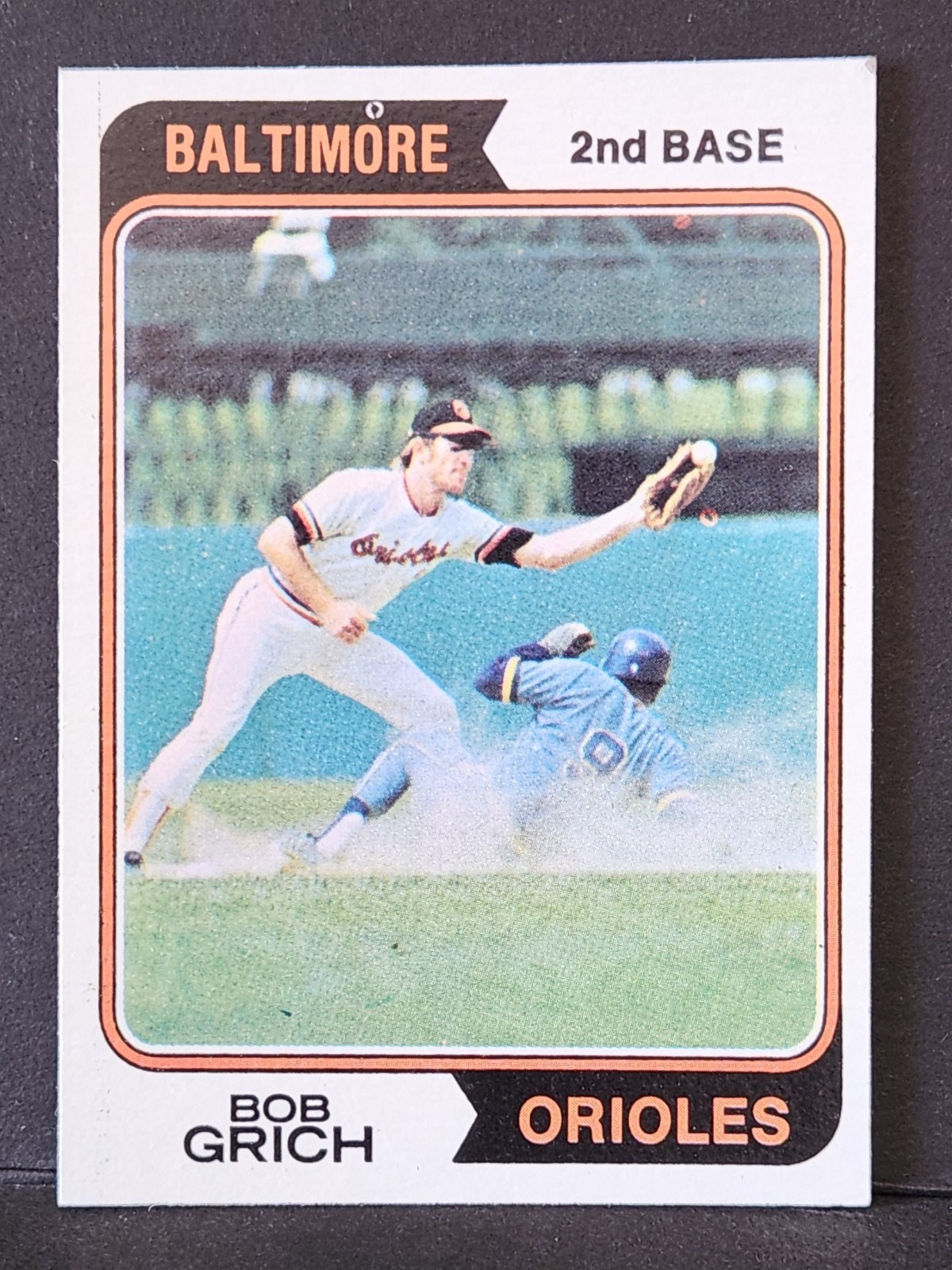 1974 Topps #109 Bob Grich Baltimore Orioles EX