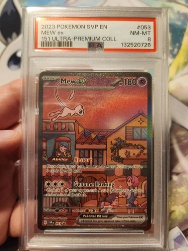 Mew EX #053 151 Ultra Premium Collection Promo PSA 8