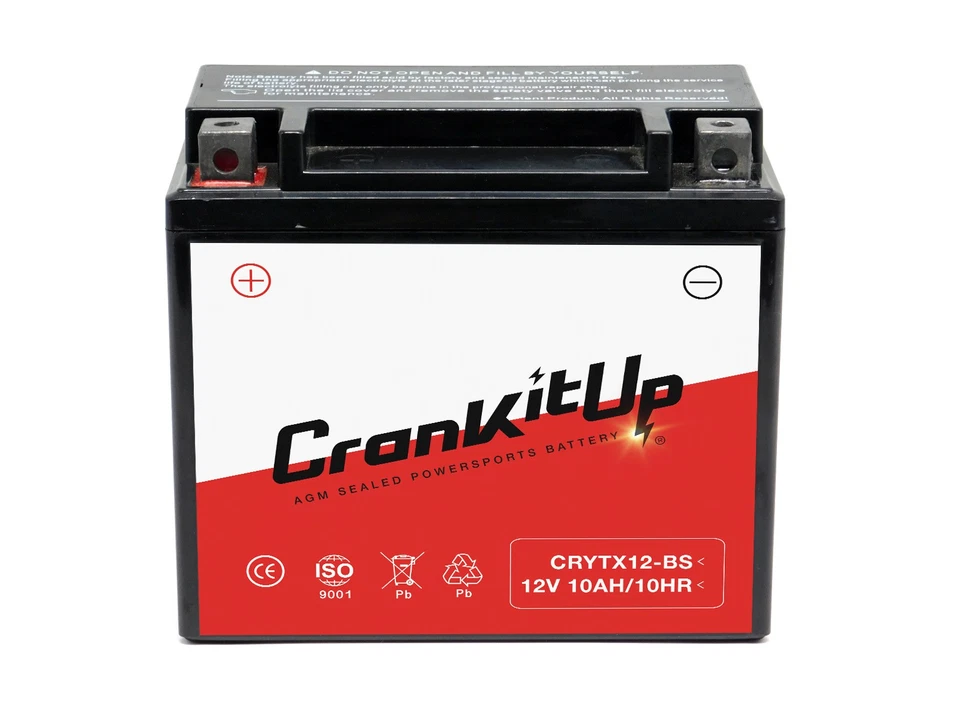 YTX12-BS CTX12-BS Motorcycle 12V 10Ah Maintenance Free Sealed AGM GEL Battery Foto 3 de 3